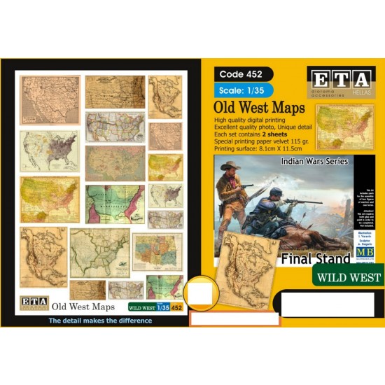 1/35 Old West Maps (2 sheets)