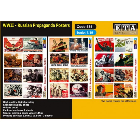 1/35 WWII Russian Posters