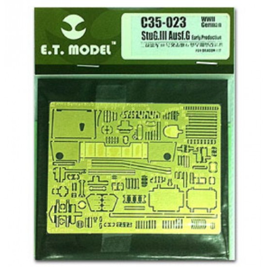 Upgrade PE set for 1/35 WWII German StuG.III Ausf.G Early Production for Dragon 