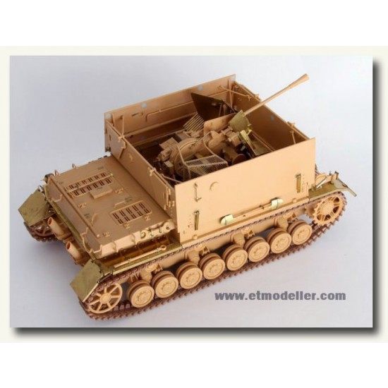 Photoetch for 1/35 WWII German Flakpanzer IV Mobelwagen for Tamiya kit #35237