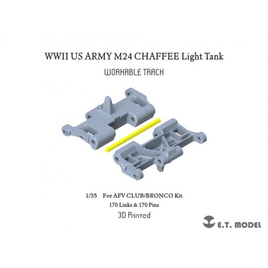 AFV Club 1/35 Workable T80 Track Link Set For WWII US M4 Sherman HVSS – AF35032