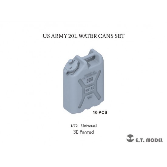 1/72 US Army 20L Water Cans Set (3D Printed)