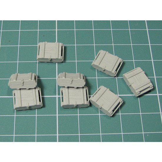1/35 Modern Russian Ammo Crates Type I for AK-47 Kalashnikov 7.62mm Ammo