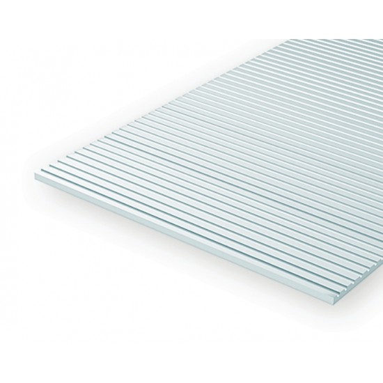 N Scale Styrene Freight Car Siding (Spacing = 0.5mm;Thickness = 0.5mm) 1pcs 15cmx30cm