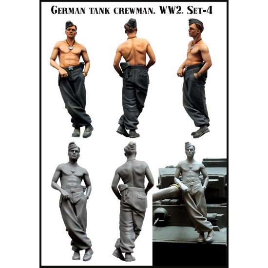 1/35 WWII German Tank Crewman Set #4 (1 Figure)