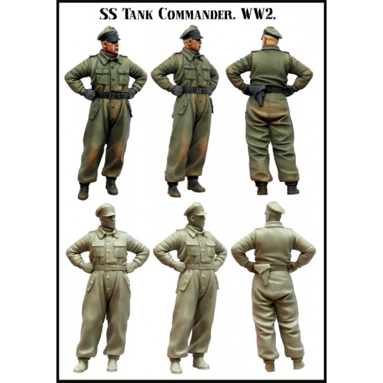 1/35 WWII SS Tank Commander (1 figure)