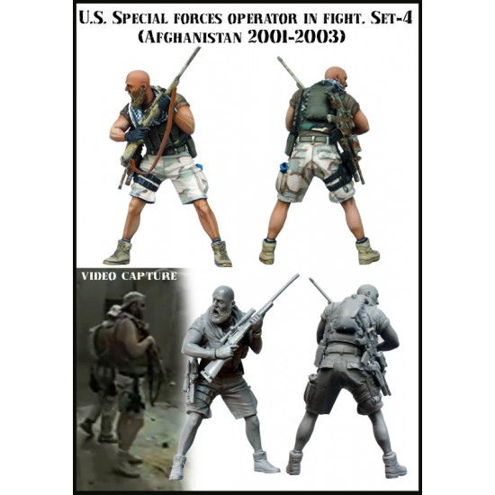 1/35 US Special Forces Operator in Fight (Afghanistan 2001-2003) Vol.4 x1 figure 