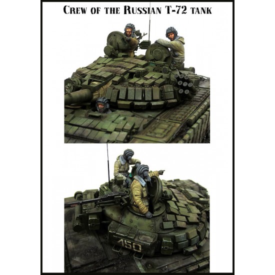 1/35 Russian T-72 Main Battle Tank Crew (3 figures)