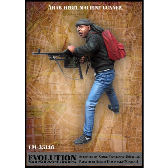 1/35 Arab Rebel Machine Gunner