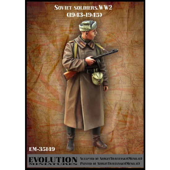 35149 1/35 WWII Soviet Soldier 1943-1945 #2 Evolution Miniatures 35149
