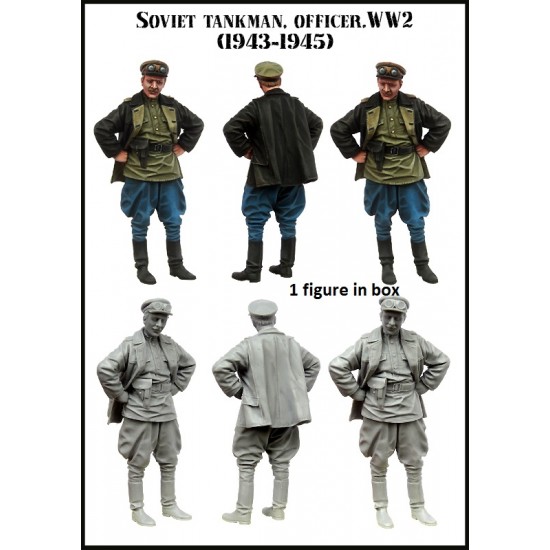1/35 WWII Soviet Tank Man - Officer
