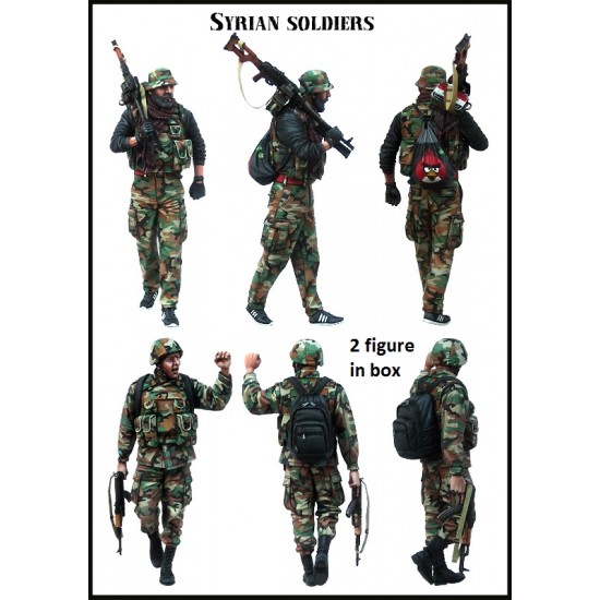 1/35 Syrian Soldiers (2 figures)