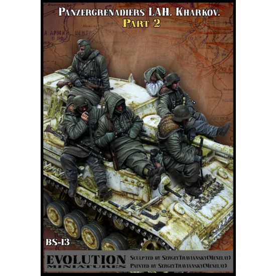 1/35 Panzergrenadiers LAH, Kharkov Part #2 (6 figures)