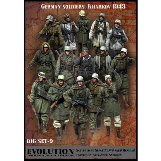 1/35 German Soldiers, Kharkov 1943 (15 figures)