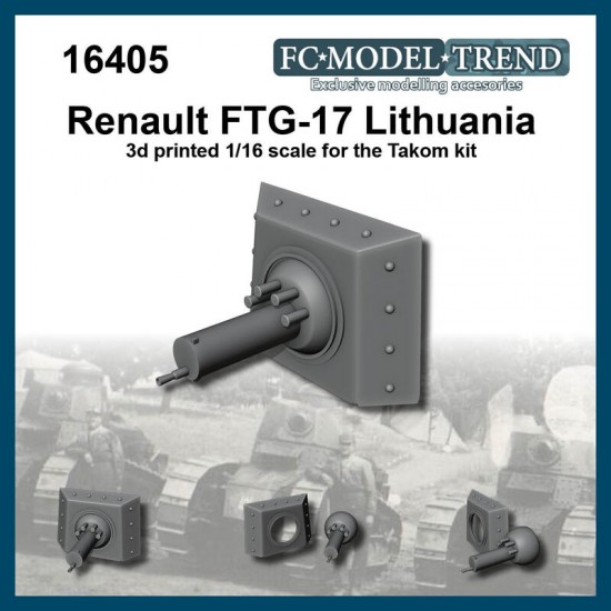 1/16 Renault FT-17 Lithuania for Takom kits