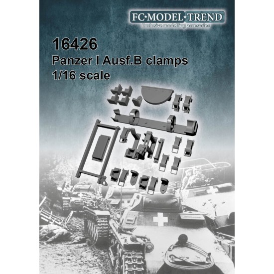 1/16 Panzer I B Tool Clamps