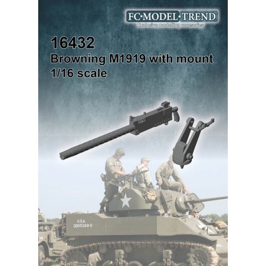 1/16 Browning M1919 with Mount