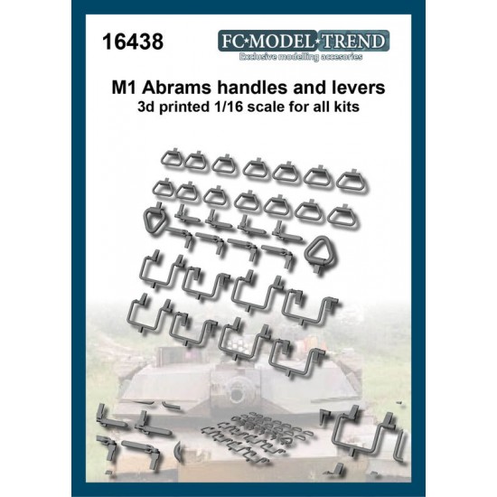 1/16 M1 Abrams Handles and Levers