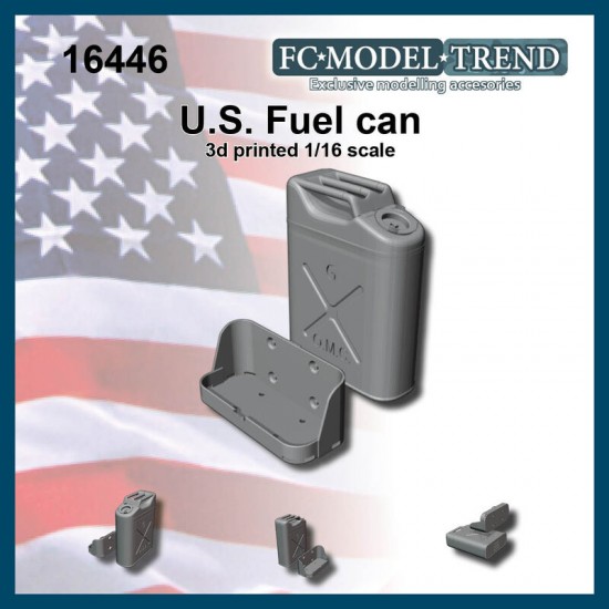 1/16 US Fuel Can w/Holder