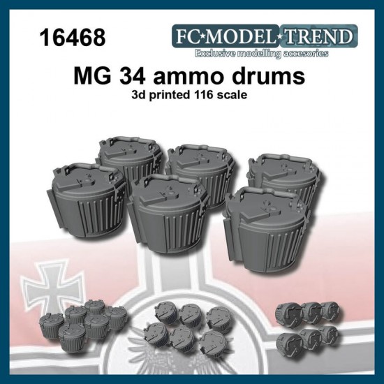 1/16 MG-34 Ammo Drums