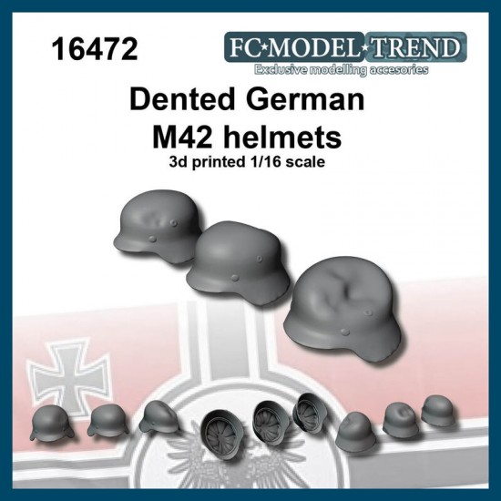 1/16 WWII Germany Dented Helmets