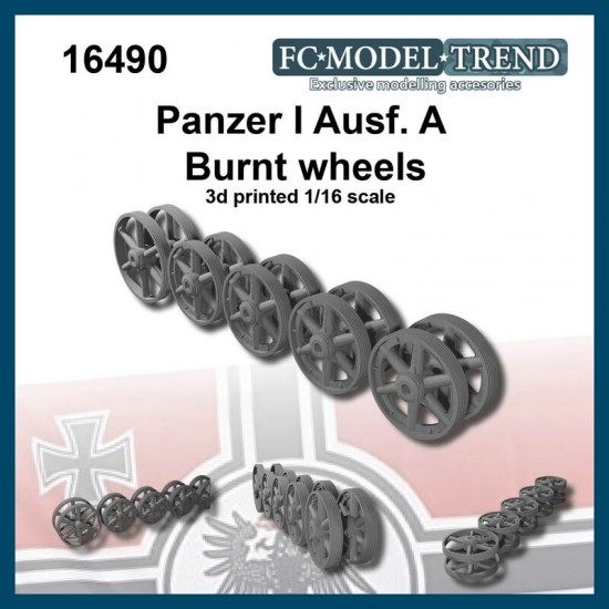 1/16 Panzer I Ausf. A Burnt Wheels