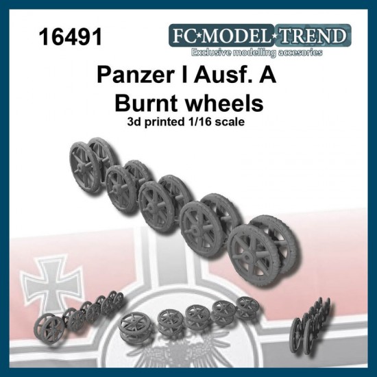 1/16 Panzer I Ausf. A Burnt Wheels