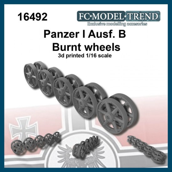 1/16 Panzer I Ausf. B Burnt Wheels