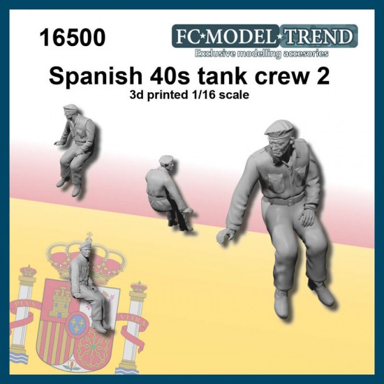 1/16 Spanish Tank Crew #2 1940s
