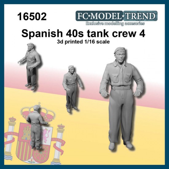 1/16 Spanish Tank Crew #4 1940s