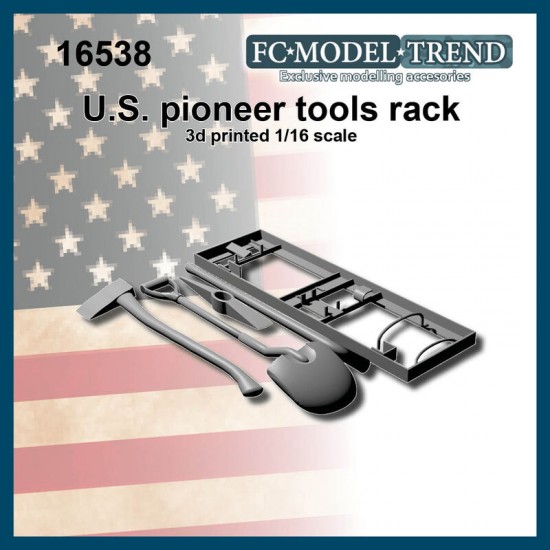 1/16 US Pioneer Tools Rack FC Model Trend 16538