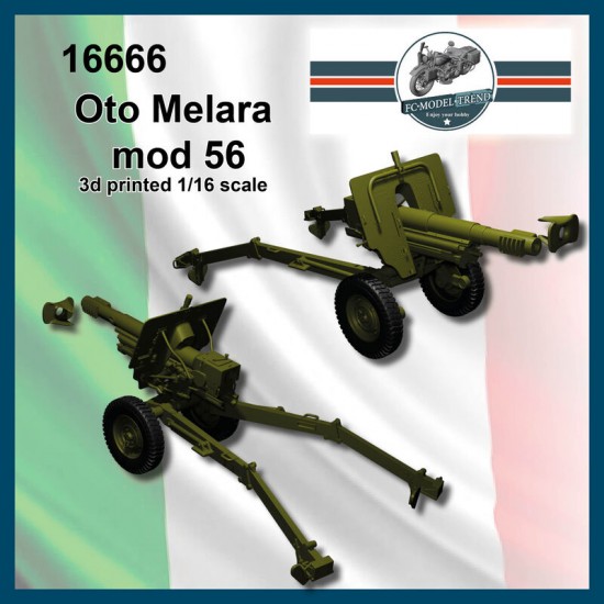 1/16 Oto Melara Mod. 56 Pack Howitzer (2pcs)