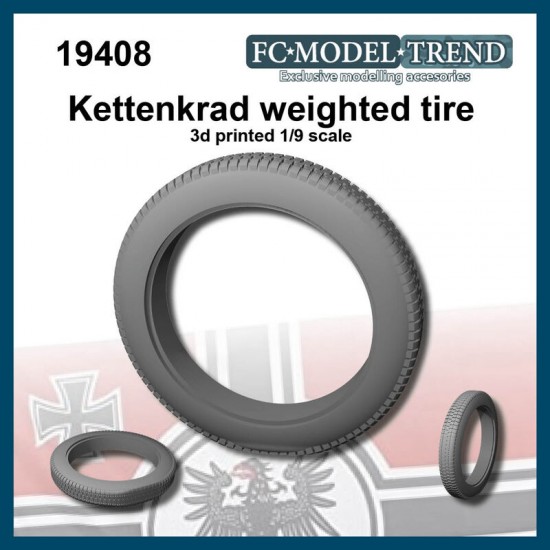 1/9 Kettenkrad Weighted Tyre