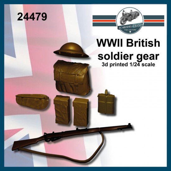 1/24 WWII British Soldier Gear
