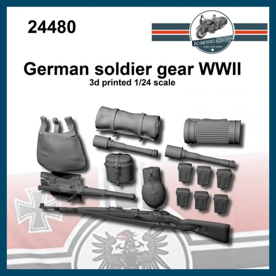 1/24 WWII German Soldier Gear