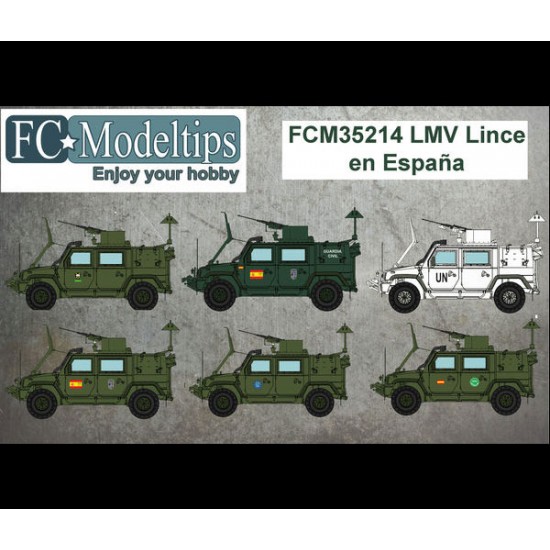 1/35 LMV Lince in Spain Decals