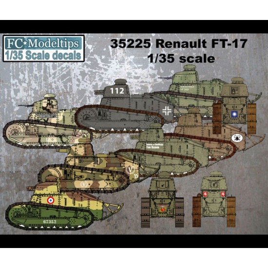1/35 Renault FT-17 Internacional Decals