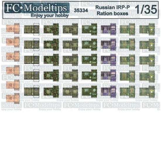 1/35 Modern Russian Ration Boxes IRP-P