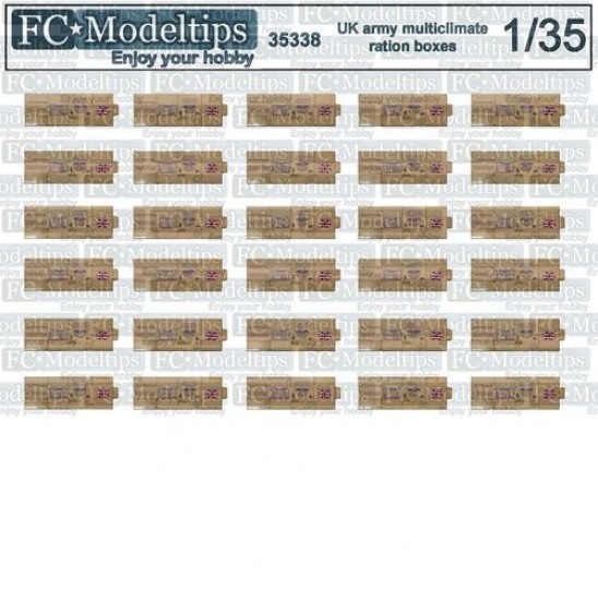 1/35 Modern English Ration Boxes Multiclimate