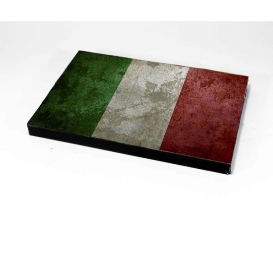 Self Adhesive Grunge Base (Flag) -  Italy (19x13cm)