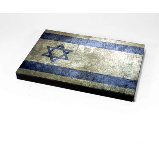 Self Adhesive Grunge Base (Flag) -  Israel (26x19cm)