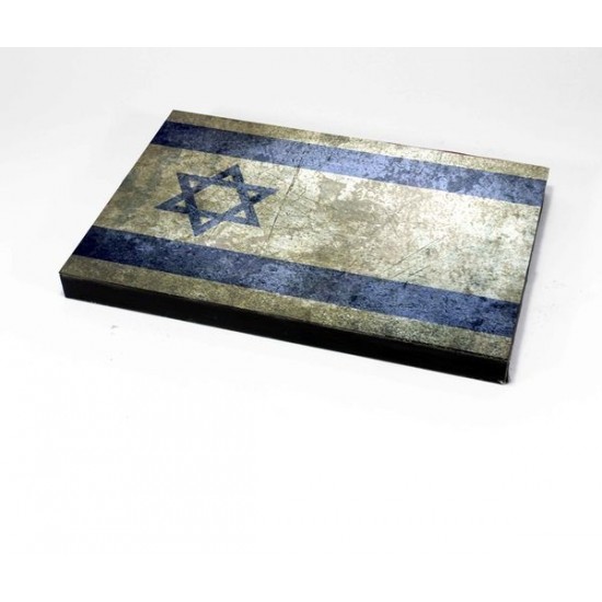 Self Adhesive Grunge Base (Flag) -  Israel (19x13cm)