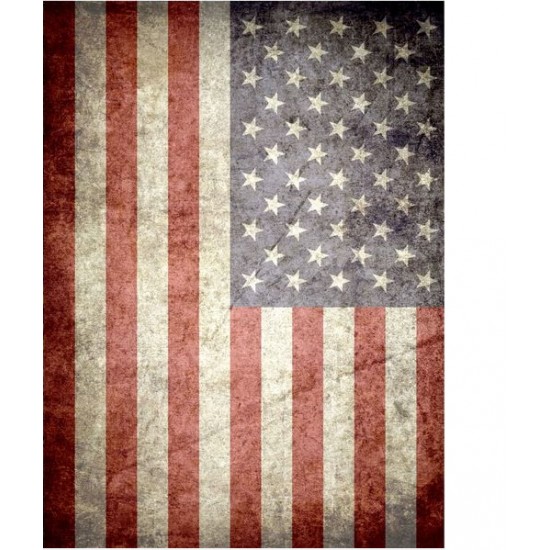 Self Adhesive Grunge Base (Flag) -  USA (19x13cm)