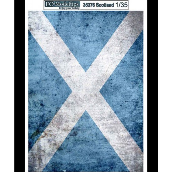 Scotland Self-adhesive Grunge Base (190 x 130mm)
