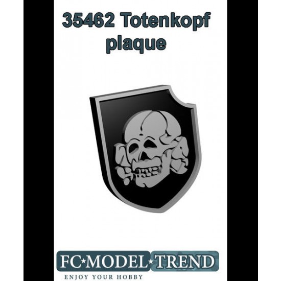 "Totemkopf" Plaque (50 x 50mm, PU resin)