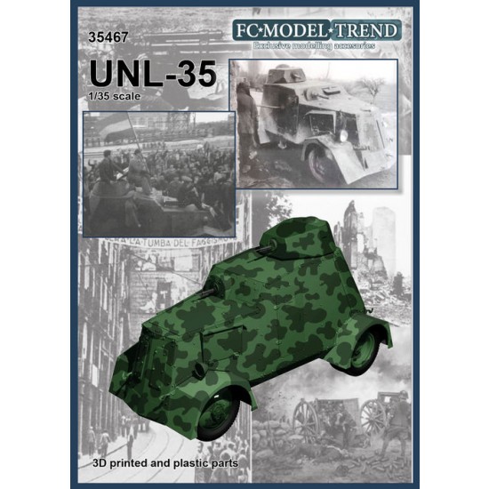 1/35 UNL-35 Armoured Car (3d printed & plastic parts)