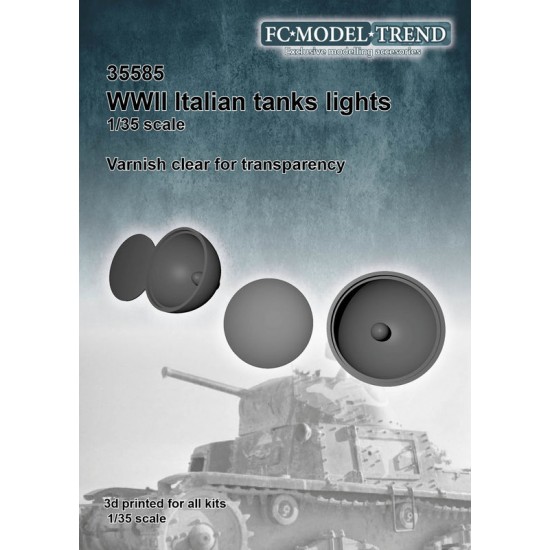 1/35 WWII Italian Tanks Lights