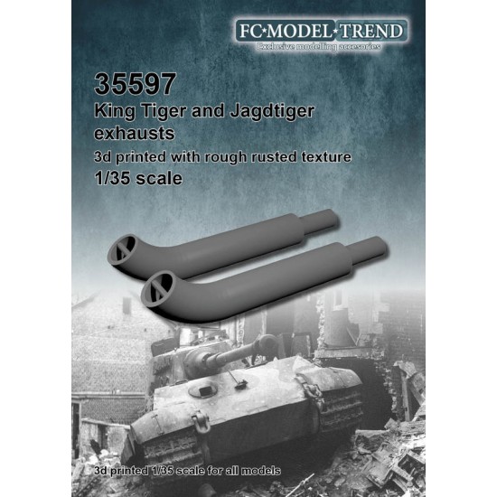 1/35 King Tiger/Jagdtiger Exhausts