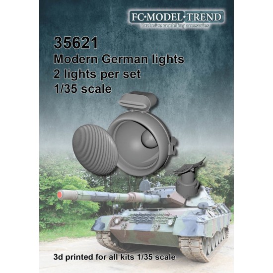 1/35 Modern German AFV Lights (2pcs)