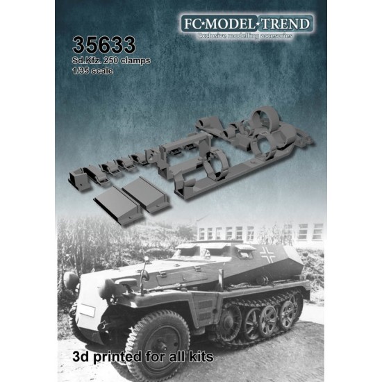1/35 SdKfz. 250 Tool Clamps